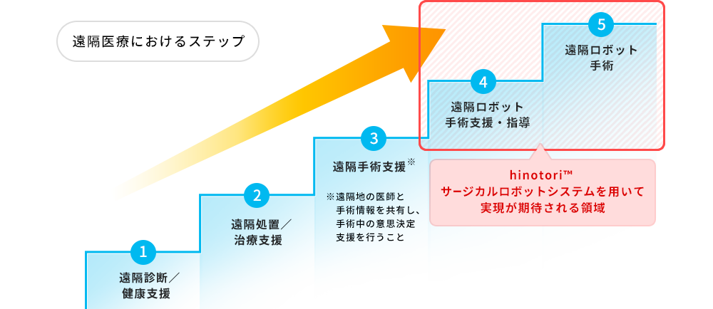 遠隔医療におけるステップ